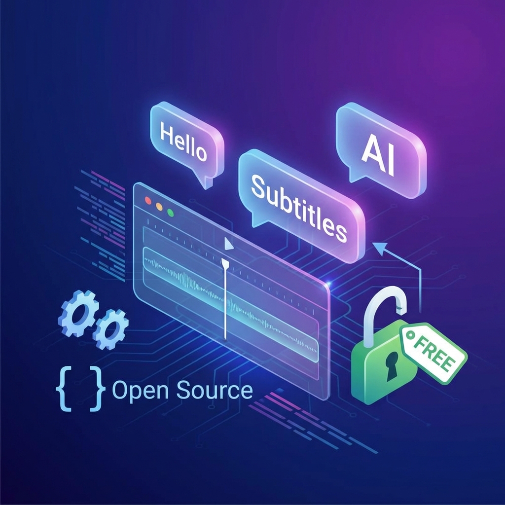 Vrew 유료화가 부담된다면? 무료 & 오픈소스 AI 자막 툴 TOP 3